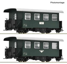 Roco 6240005 2-tlg. Set: Schmalspur-Personenwagen,...