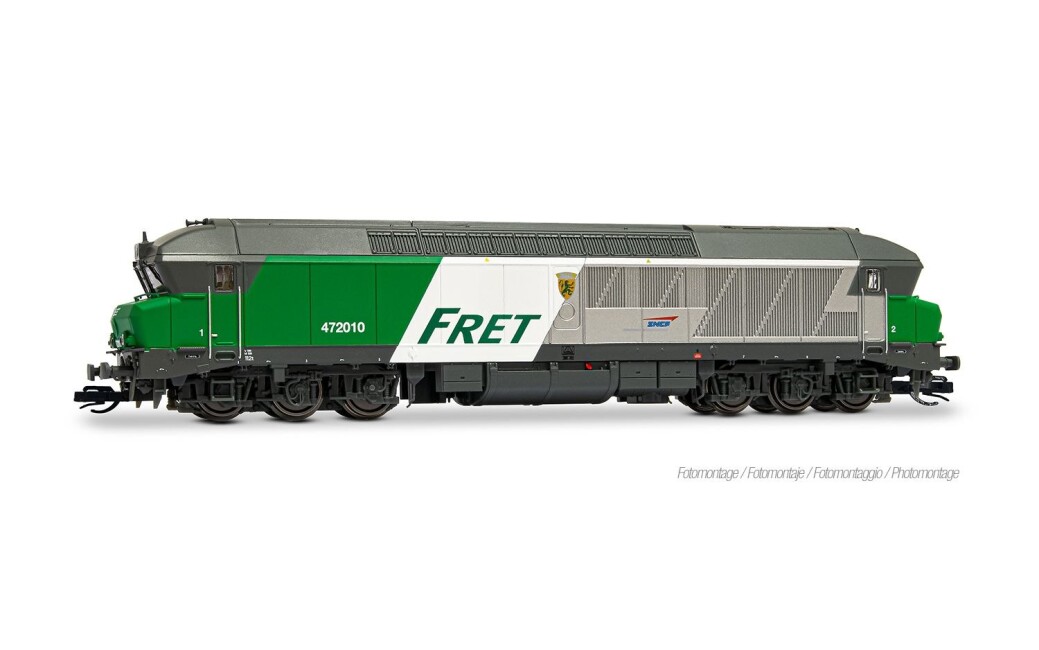Arnold HN9088 6-ach. Diesellokomotive CC 72010, „FRET“, SNCF