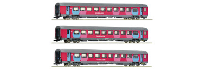 Roco 6200025 3er Set Corailwag. Ouigo #2