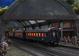 Trix 23628 F-Zug-Wagenset &bdquo;Dom Pfeil&ldquo;