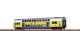 Brawa 44595 H0 Doppelstock-Mittelwagen 2. Kl. Metronom (RE 3 Hamburg Hbf) Ep. VI DC Analog BASIC+
