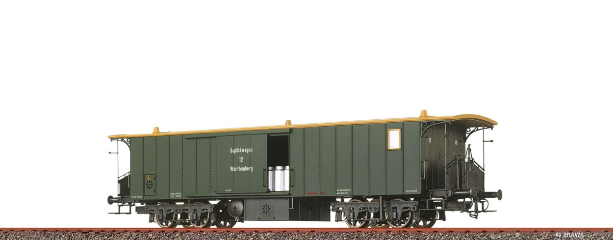 Brawa 45720 H0 Gepäckwagen GEP K.W.St.E. Ep. I
