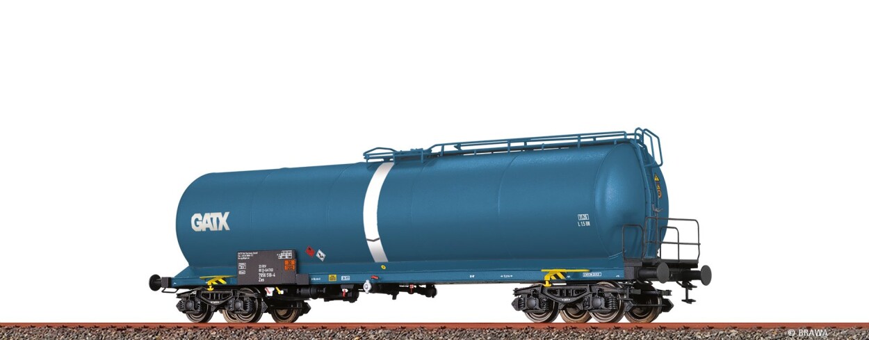 Brawa 50157 H0 Neubaukesselwagen 4-achsig Zas GATX Ep. VI