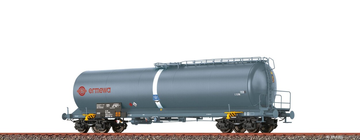 Brawa 50158 H0 Neubaukesselwagen 4-achsig Zas Ermewa Ep. VI