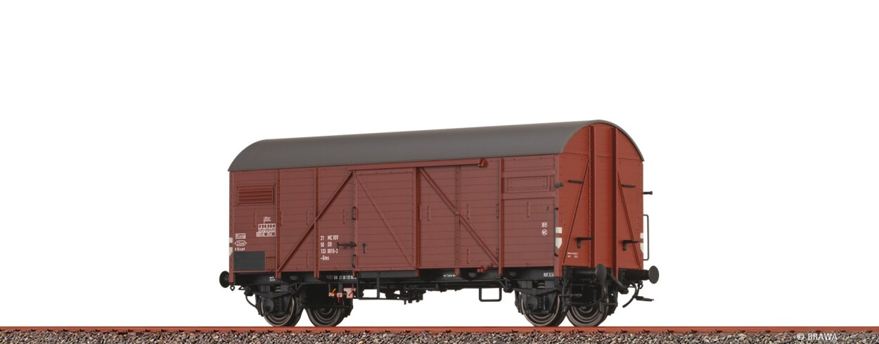 Brawa 51182 H0 Gedeckter Güterwagen Gms DR Ep. IV