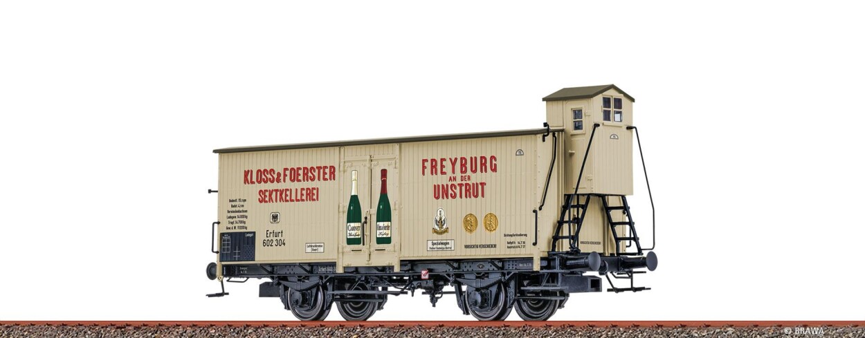 Brawa 51317 H0 Bierwagen "Kloss & Foerster" K.P.E.V. Ep. I