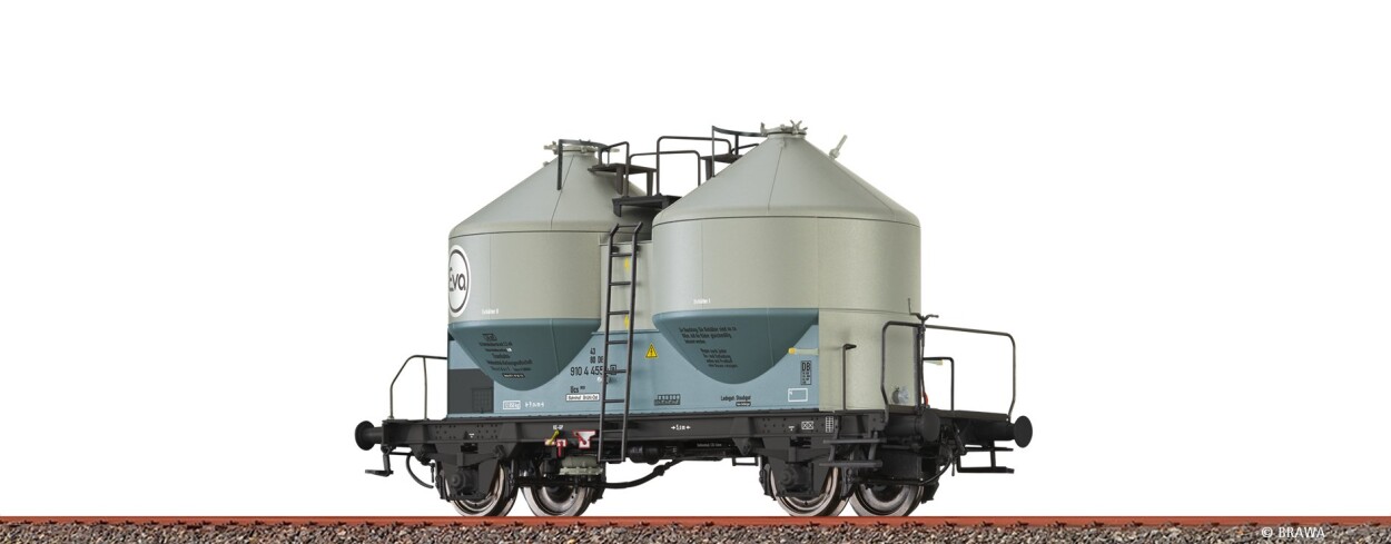 Brawa 51329 H0 Staubbehälterwagen Ucs909 "EVA" DB Ep. IV