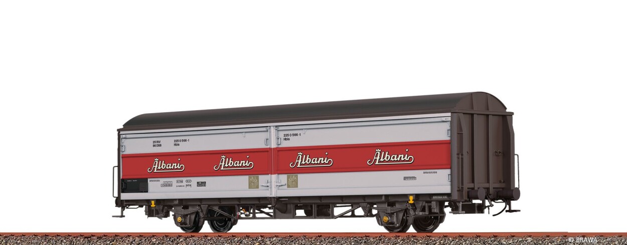 Brawa 51361 H0 Schiebewandwagen Hbis "Albani" DSB Ep. IV