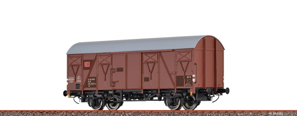 Brawa 51368 H0 Gedeckter Güterwagen Gs212 DB AG Ep. V