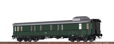 Brawa 58293 H0 Gep&auml;ckwagen Pw4&uuml;-36 DRG Ep. II, DC