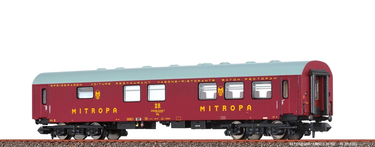 Brawa 65090 N Speisewagen WRge DR Ep. IV,