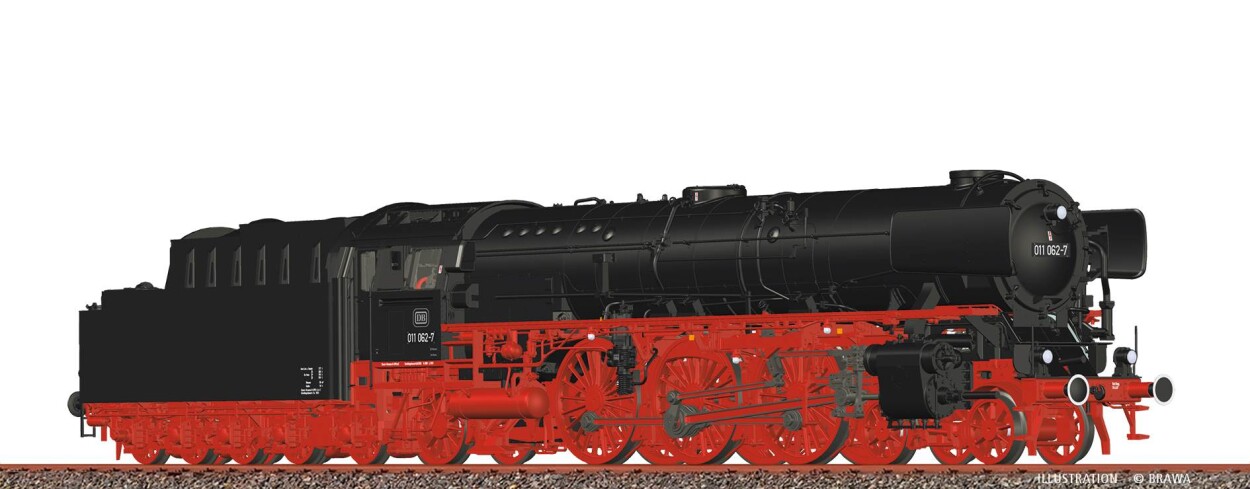 Brawa 70135 H0 Schnellzuglok BR 011 DB Ep. IV, AC Digital EXTRA