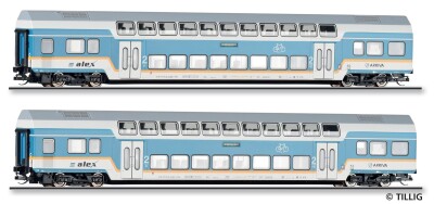 Tillig 01130 Reisezugwagenset &bdquo;alex&ldquo; der DLB...