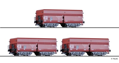 Tillig 01139 G&uuml;terwagenset der DRG, bestehend aus...
