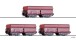 Tillig 01139 G&uuml;terwagenset der DRG, bestehend aus drei Selbstentladewagen OOt Saarbr&uuml;cken, Ep. II