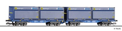 Tillig 15085 Doppeltragwagen InnoWaggon der CD Cargo,...
