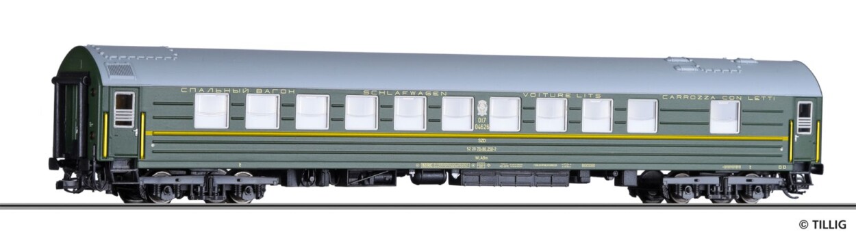 Tillig 16711 Weitstreckenschlafwagen WLABm der SZD, Ep. IV