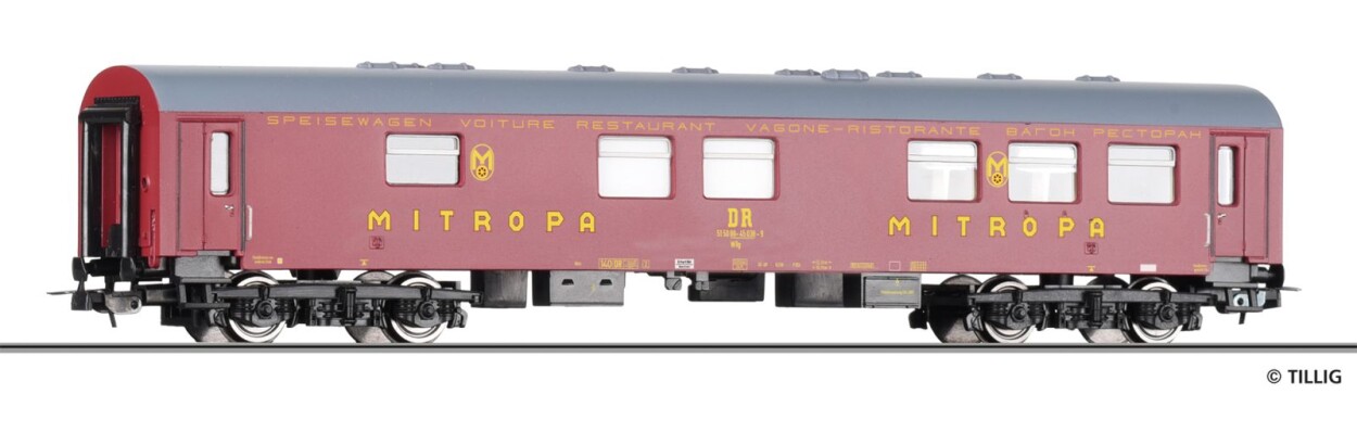 Tillig 79103 Speisewagen WRg „MITROPA“ der DR, Ep. IV AC