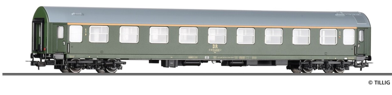 Tillig 79104 Reisezugwagen 1. Klasse Am, Typ Y, der DR, Ep. IV AC