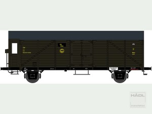 H&Auml;DL 113251 Postk&uuml;hlwagen c/10,8, DRP, Ep. II