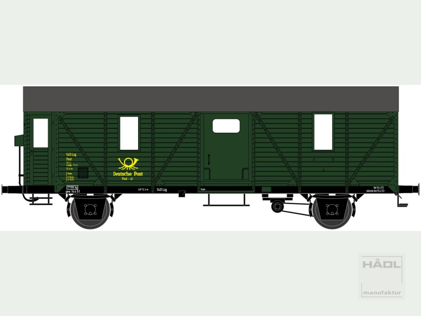 HÄDL 113253 Postwagen c/10,8, DP, Ep. III