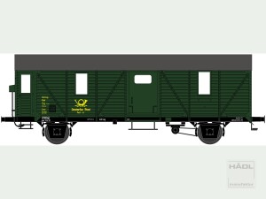 H&Auml;DL 113253 Postwagen c/10,8, DP, Ep. III