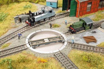 Auhagen 11480 Drehscheibe H0 3-Leiter-System