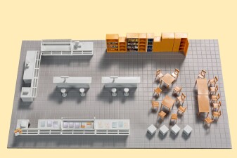 Auhagen 43693 Bistroausstattung