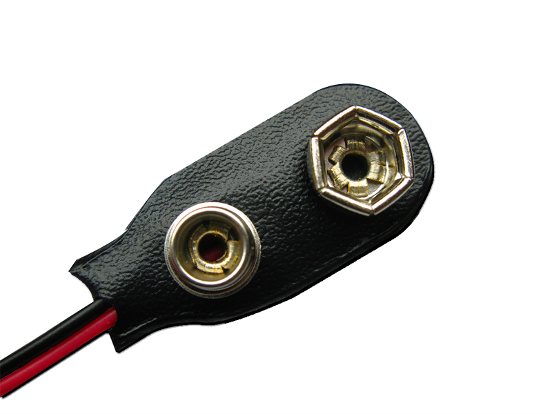 Schönwitz 50384 Batterieclip I-Form für 9V Blockbatterie