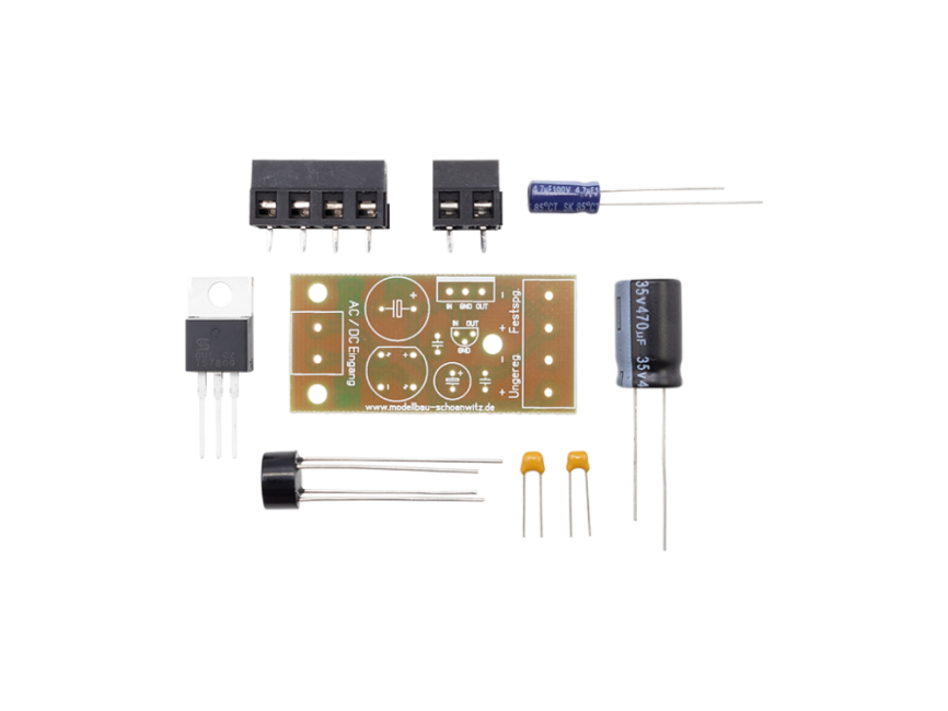 Schönwitz 50107 Festspannungsreglermodul 9V Bausatz V1.0