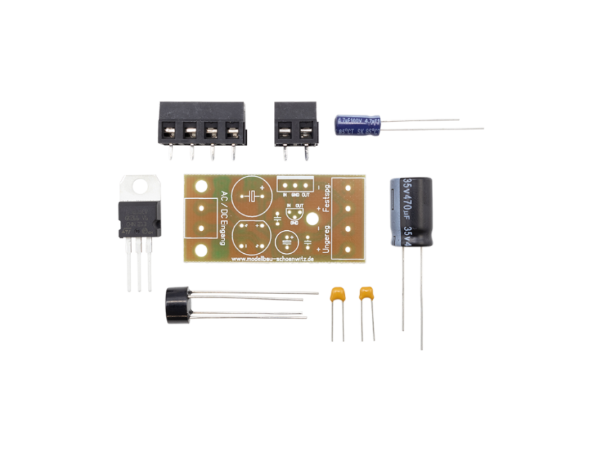 Schönwitz 50109 Festspannungsreglermodul 15V Bausatz V1.0