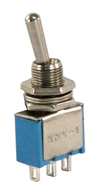 Schönwitz 51039 10 Stück Mini Kippschalter 3-polig EIN / EIN 2 Stellungen 250V 3A