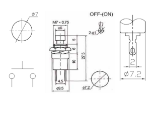 Sch&ouml;nwitz 50049 Miniaturtaster Taster...