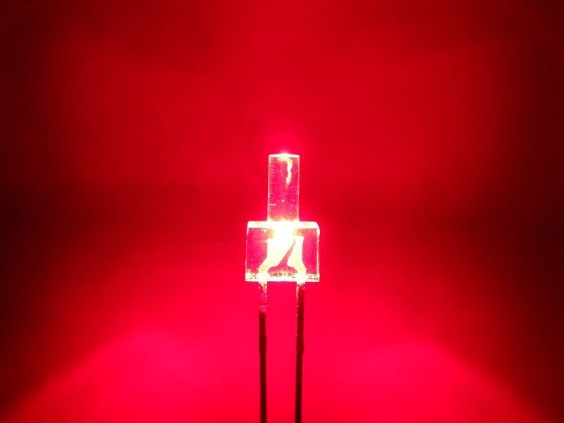 Schönwitz 50638 Tower LED lang 2mm rot klar