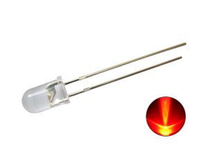 Sch&ouml;nwitz 50669 LED 5mm rot Geh&auml;use klar...