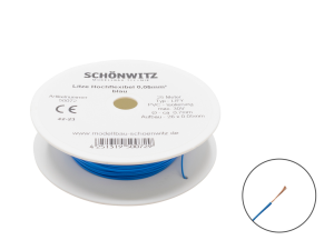 Sch&ouml;nwitz 50072 25 Meter Miniaturkabel Litze LIFY...