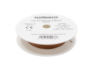 Sch&ouml;nwitz 50073 25 Meter Miniaturkabel Litze LIFY...
