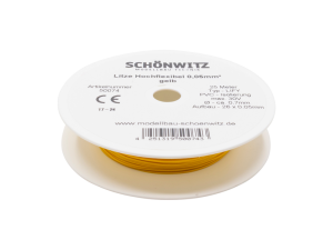Sch&ouml;nwitz 50074 25 Meter Miniaturkabel Litze LIFY...