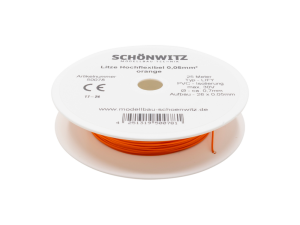 Sch&ouml;nwitz 50078 25 Meter Miniaturkabel Litze LIFY...