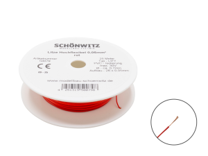 Sch&ouml;nwitz 50079 25 Meter Miniaturkabel Litze LIFY...