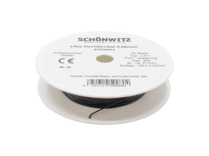 Sch&ouml;nwitz 50080 25 Meter Miniaturkabel Litze LIFY...
