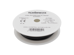 Sch&ouml;nwitz 50052 25 Meter Miniaturkabel Litze LIFY...