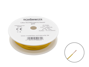 Sch&ouml;nwitz 50062 25 Meter Miniaturkabel Litze LIFY...