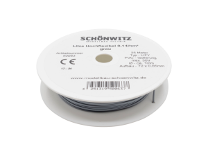 Sch&ouml;nwitz 50063 25 Meter Miniaturkabel Litze LIFY...