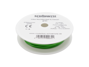 Sch&ouml;nwitz 50064 25 Meter Miniaturkabel Litze LIFY...