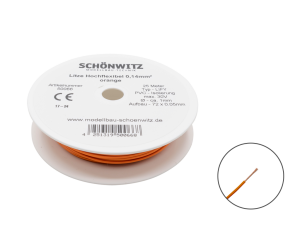 Sch&ouml;nwitz 50066 25 Meter Miniaturkabel Litze LIFY...