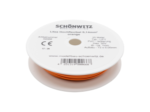 Sch&ouml;nwitz 50066 25 Meter Miniaturkabel Litze LIFY...