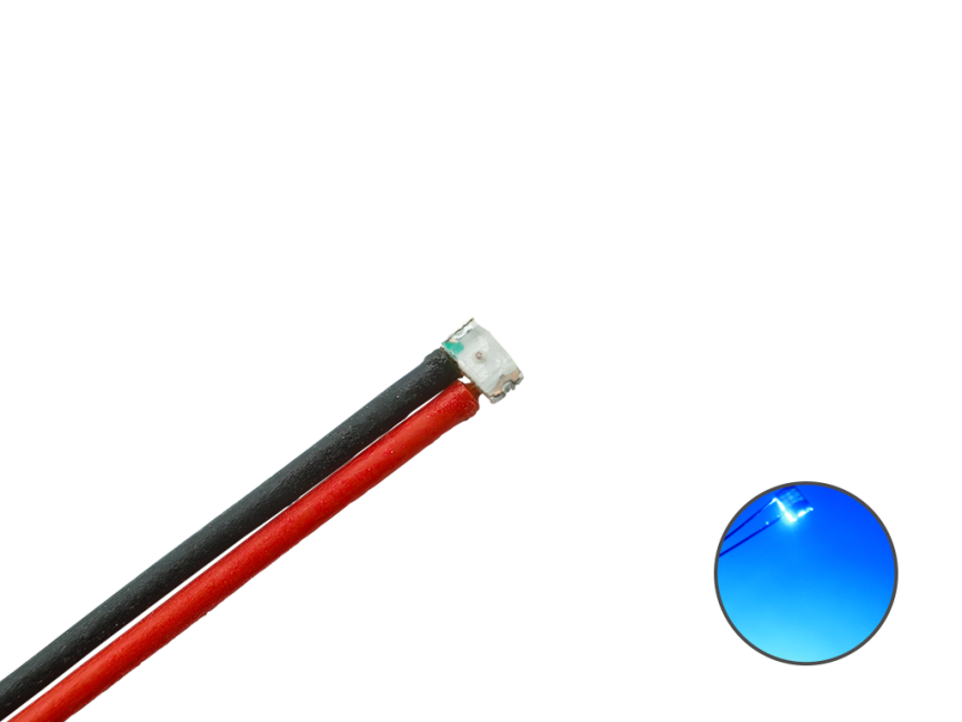 Schönwitz 50026 10 Stück LED SMD 0603 mit Kabel blau für Car System