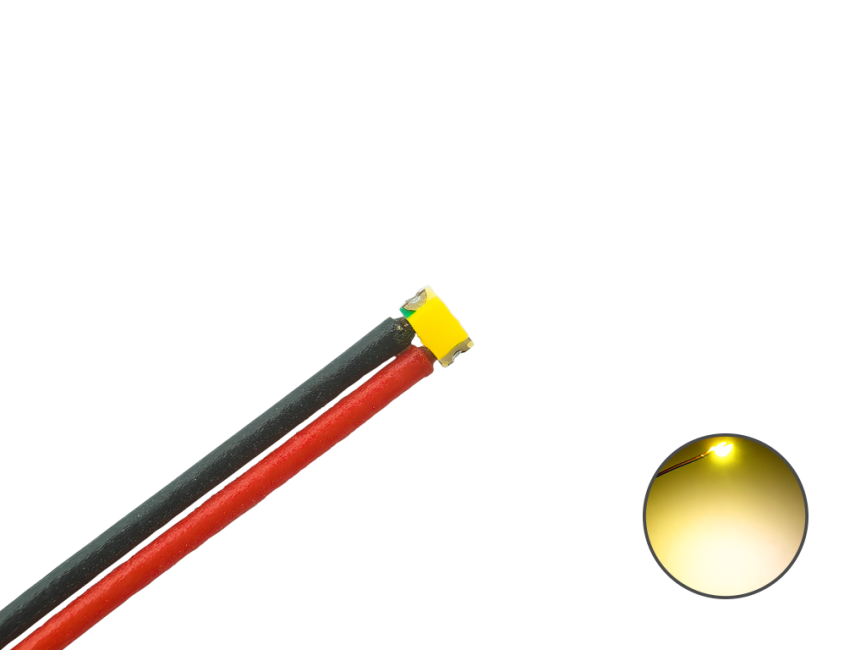 Schönwitz 50039 10 Stück LED SMD 0603 mit Kabel warmweiß für Car System