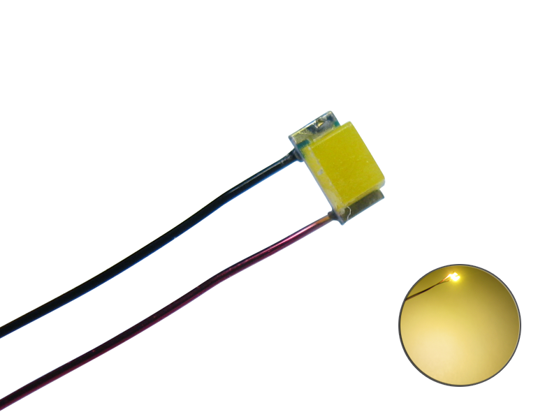 Schönwitz 50058 10 Stück LED SMD 0603 mit Kupferlackdraht warmweiß